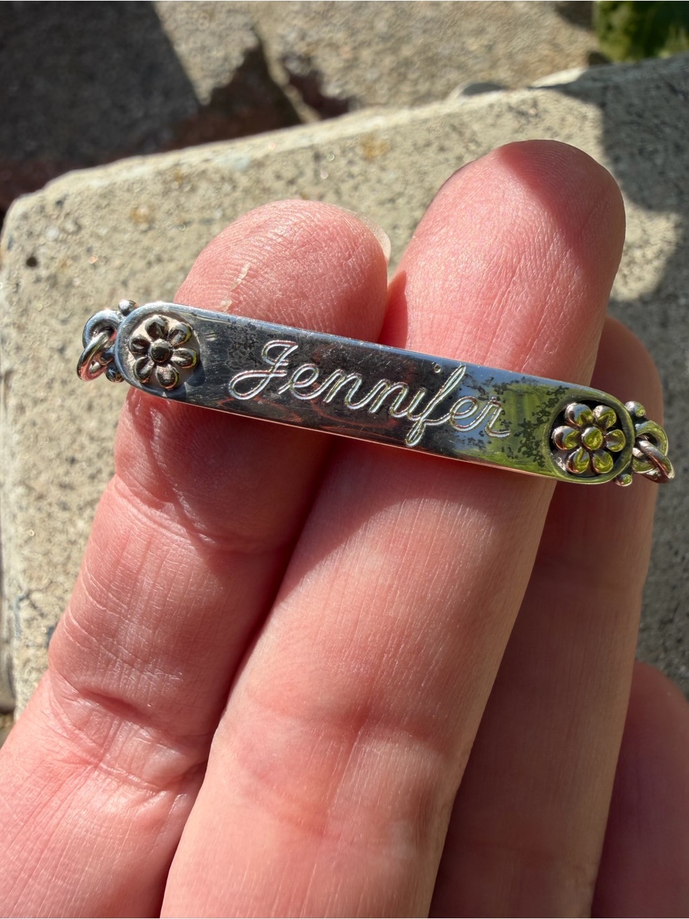 Vintage, discontinued baby bracelet - "Jennifer"
